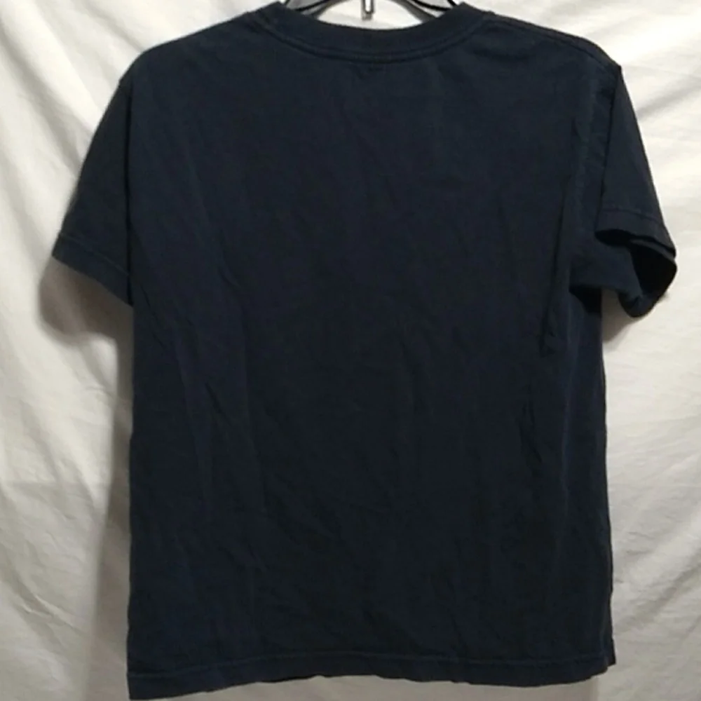 (BX80) SALE! RARE! Vintage 70's 707 Rock On Youth Medium Guitar Skull Rose Tee